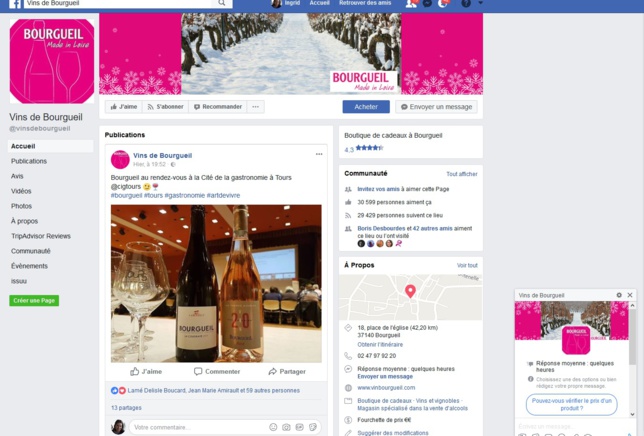 Les vins de Bourgueil en bonne place sur les réseaux sociaux Les vins de Bourgueil en bonne place sur les réseaux sociaux