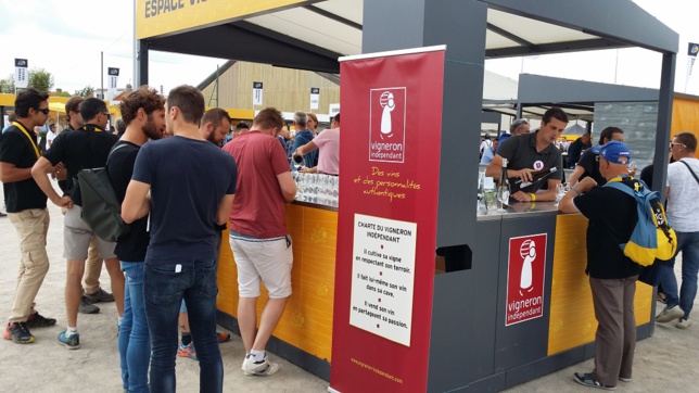 L'an passé, les Vignerons indépendants étaient déjà présents sur le Tour. L'an passé, les Vignerons indépendants étaient déjà présents sur le Tour.