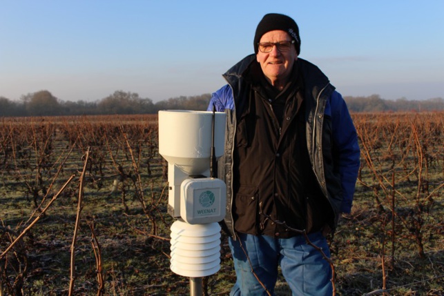 Jean-Pierre Florance teste depuis un an le capteur météo de Weenat. Jean-Pierre Florance teste depuis un an le capteur météo de Weenat.