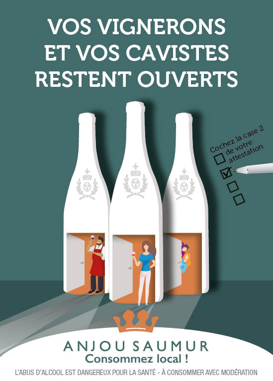 Soutien aux caveaux et cavistes d'Anjou-Saumur Soutien aux caveaux et cavistes d'Anjou-Saumur