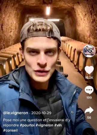 Avec Emile sur TikTok, le vin c’est simple et cool