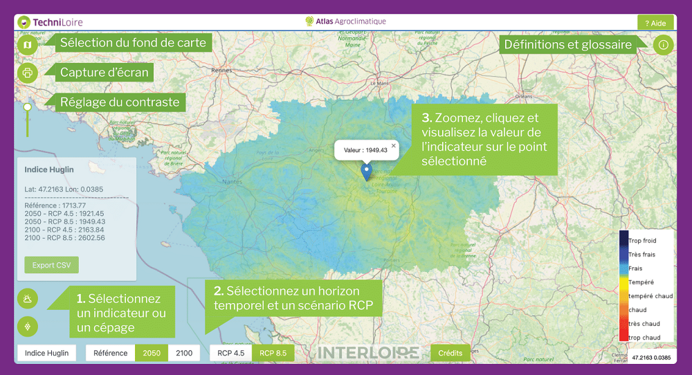 Quel climat sur la Loire dans 10, 30 ou 80 ans ?