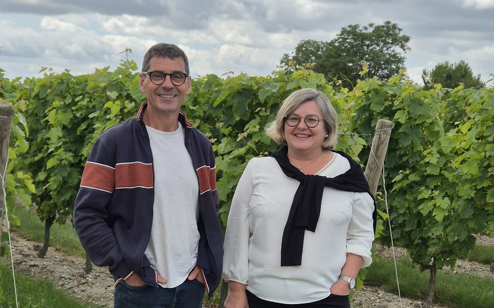 Etienne Jadeau et Françoise Guichoux, nouveau coprésident des Vignerons indépendants d’Anjou-Saumur. DR Etienne Jadeau et Françoise Guichoux, nouveau coprésident des Vignerons indépendants d’Anjou-Saumur. DR