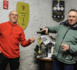 Hervé et Jean-Paul Madeleineau, vainqueurs pour la 2e fois de la Pipette d'Or.