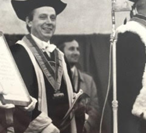 Jean Baumard était aussi membre de la confrérie des Chevaliers du Sacavin